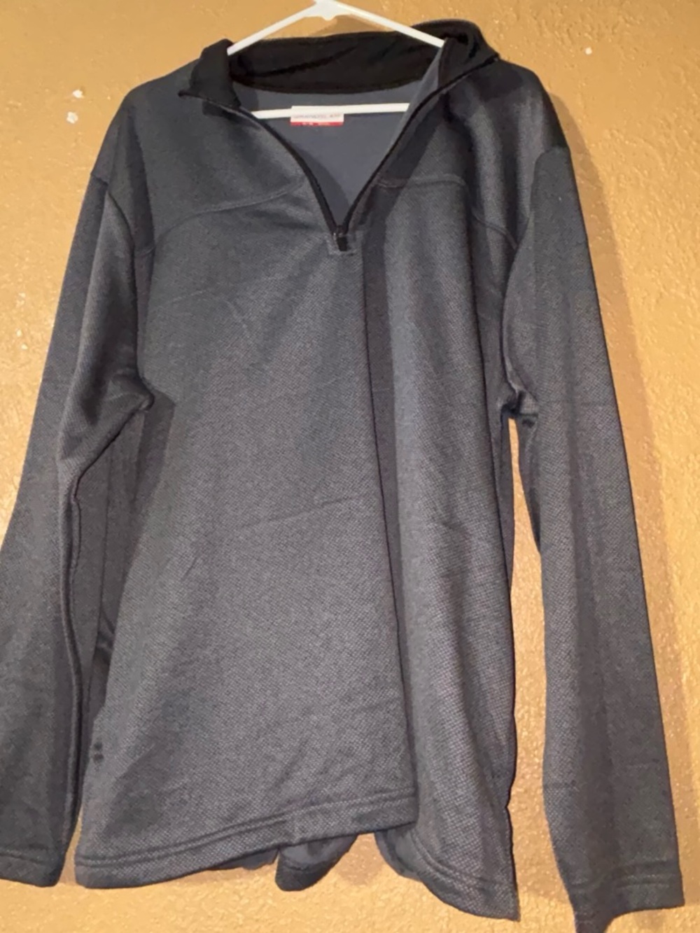 Grand Slam Men's Zip-Up Pullover Sweater - Charcoal Gray